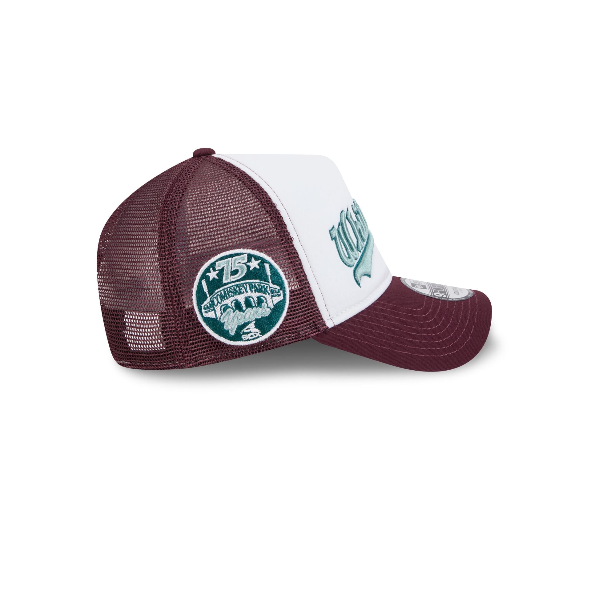 Chicago White Sox Optic White 9FORTY A-Frame Snapback Hat