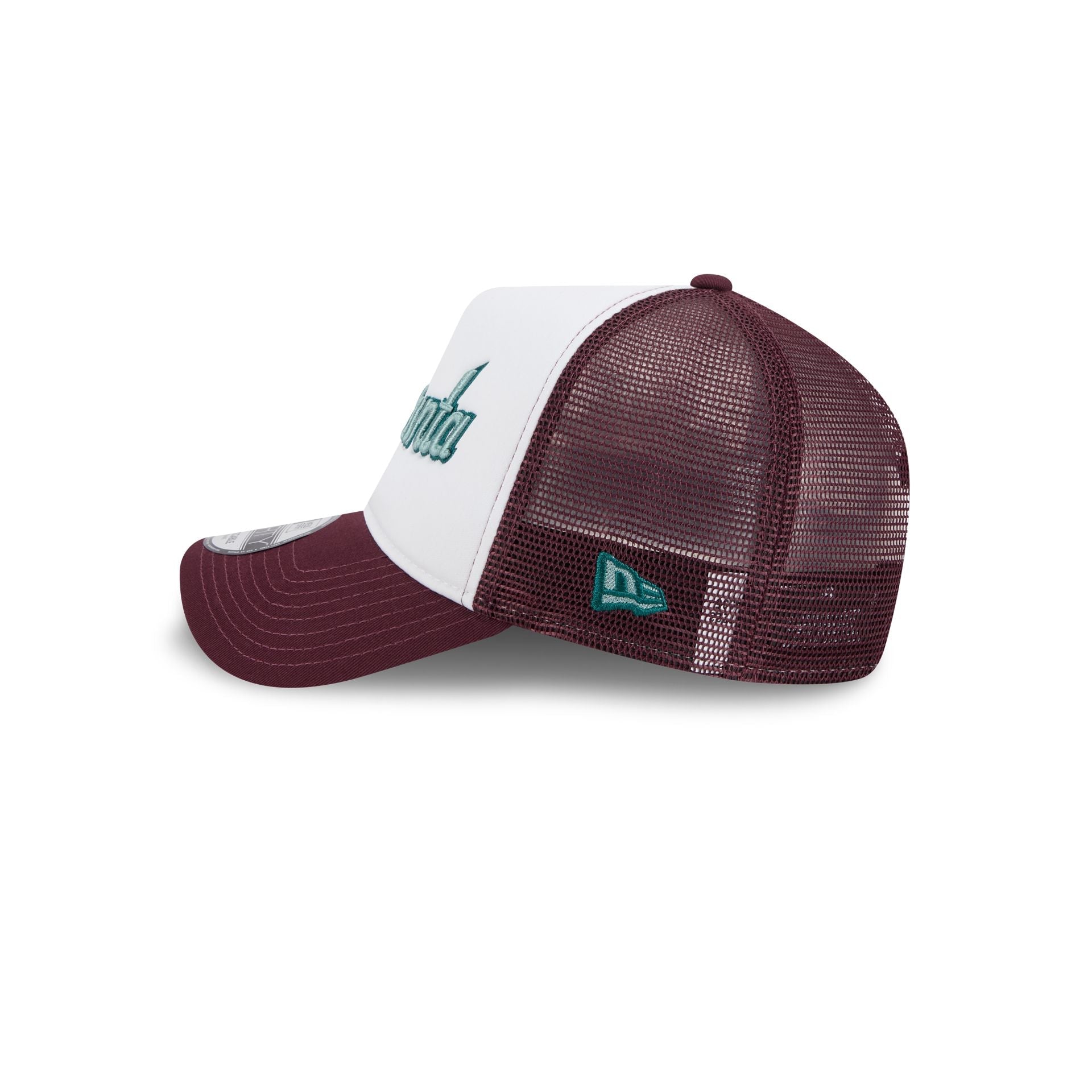 Atlanta Braves Optic White 9FORTY A-Frame Snapback Hat