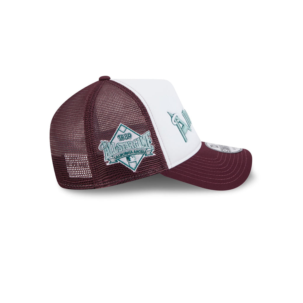 Los Angeles Angels Optic White 9FORTY A-Frame Snapback Hat