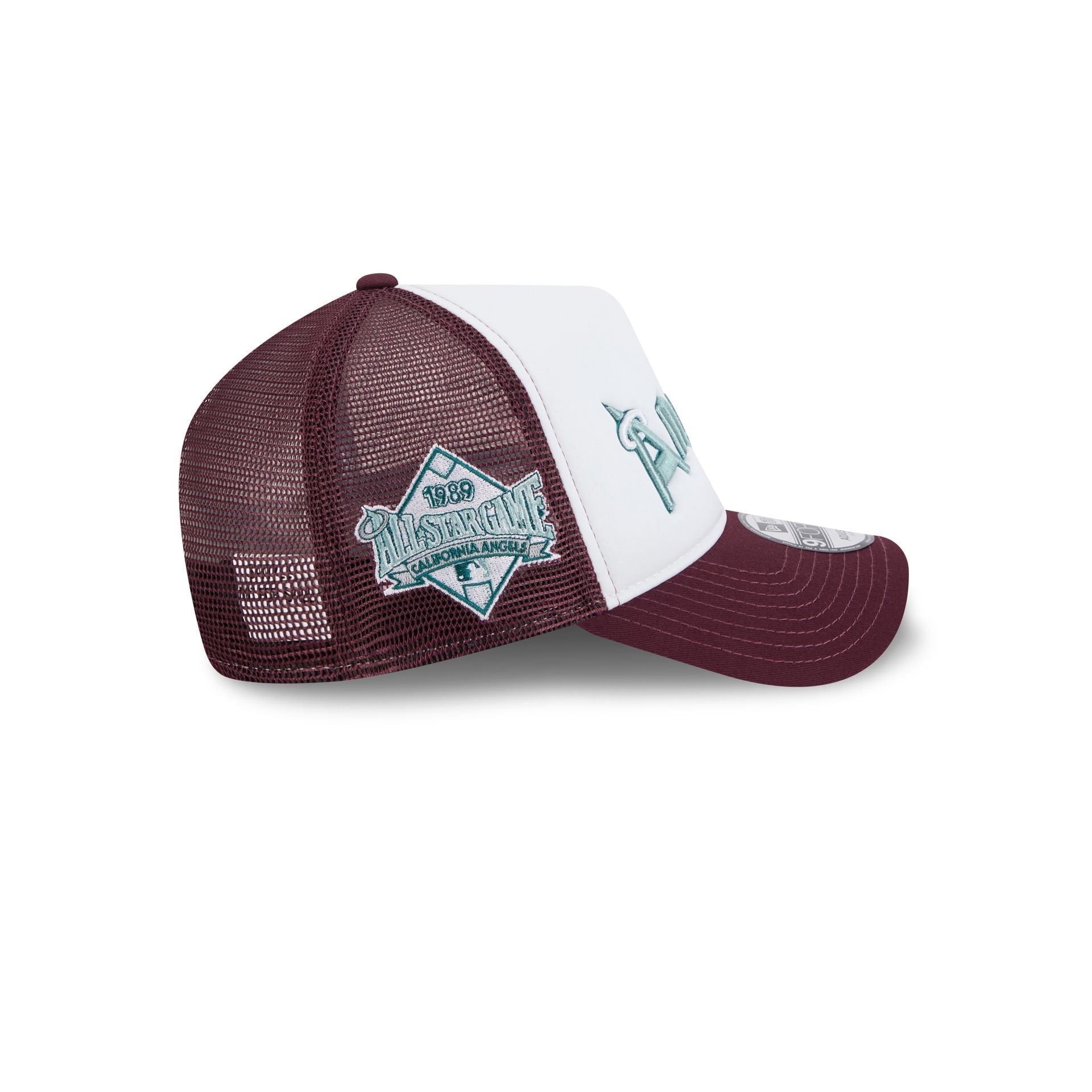 Los Angeles Angels Optic White 9FORTY A-Frame Snapback Hat