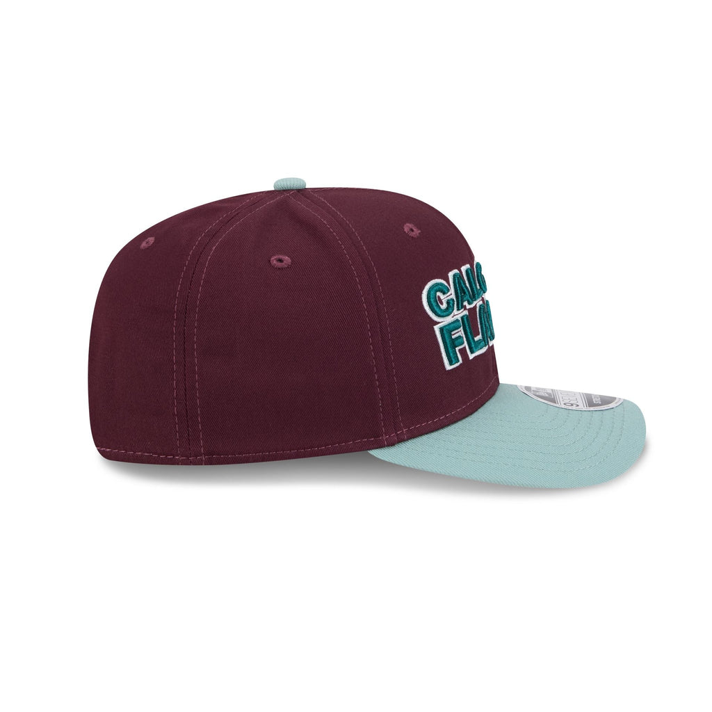 Calgary Flames Maroon 9SEVENTY Stretch-Snap Hat
