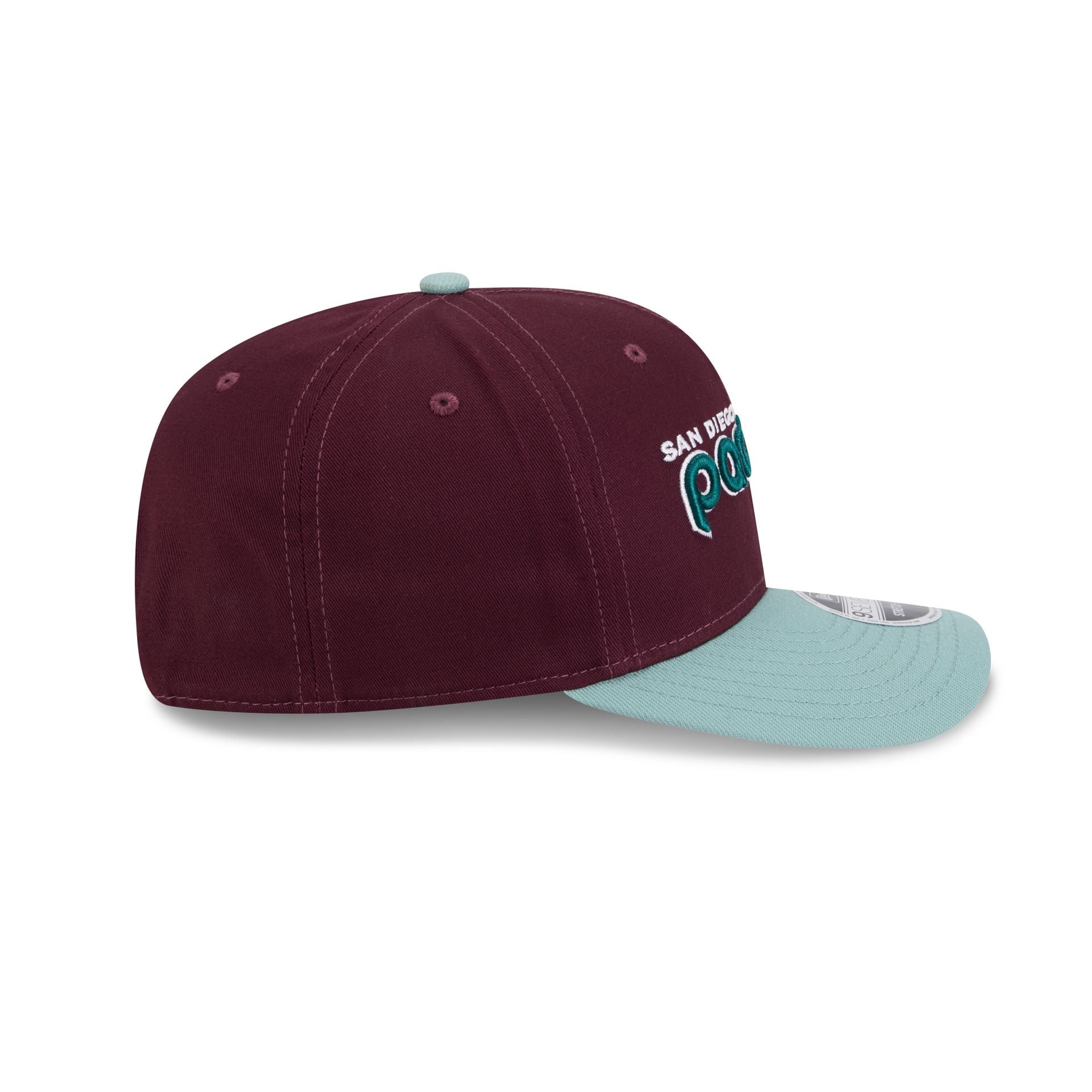 San Diego Padres Maroon 9SEVENTY Stretch-Snap Hat