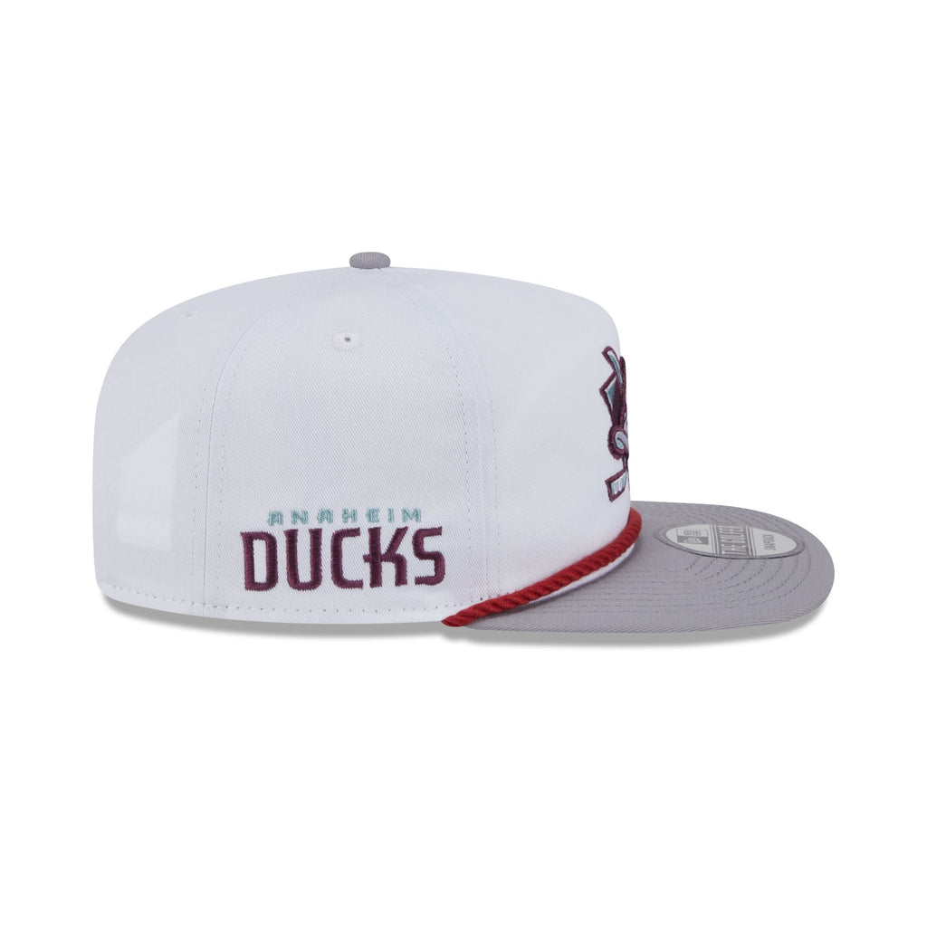 Anaheim Ducks Optic White Golfer Hat