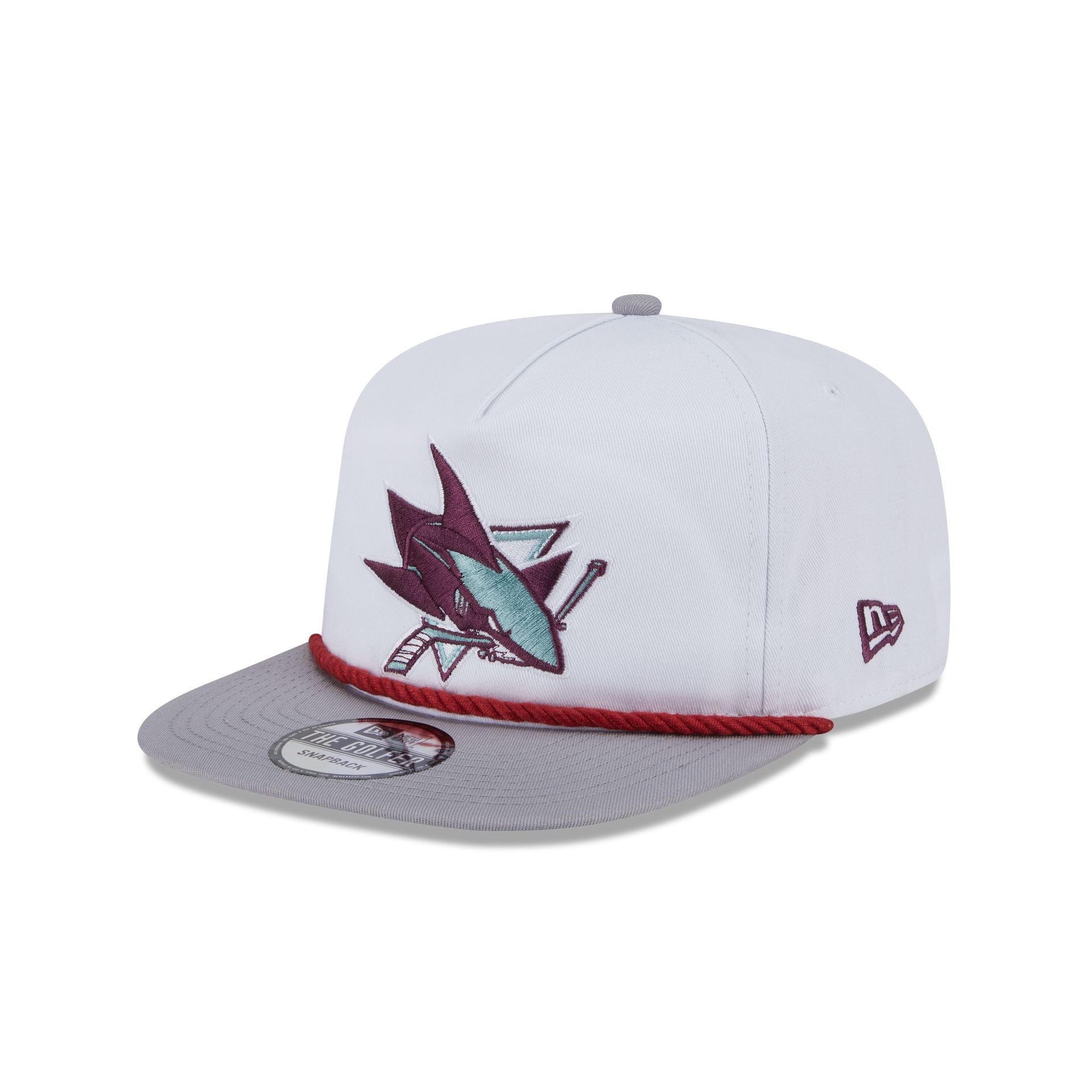 San Jose Sharks Optic White Golfer Hat