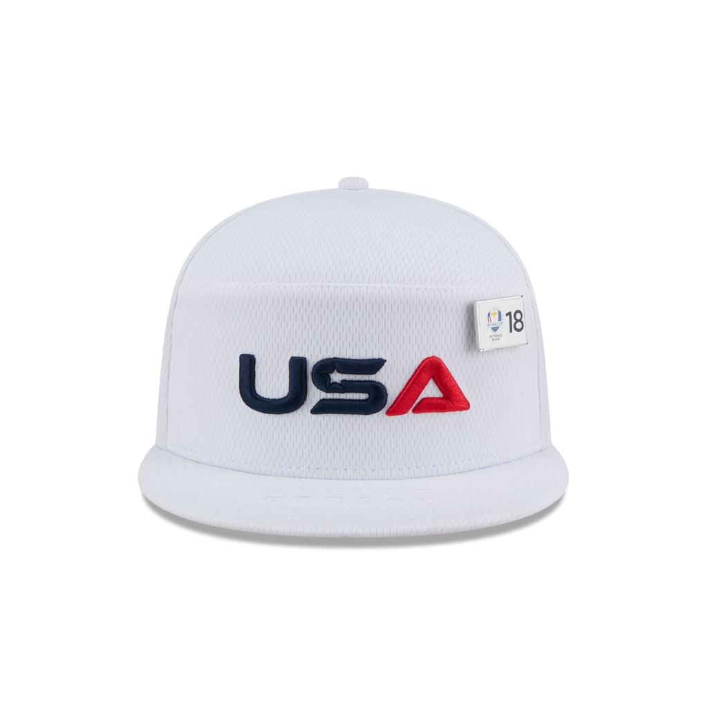 2025 Ryder Cup Team USA White Split Panel 9FIFTY Snapback Hat
