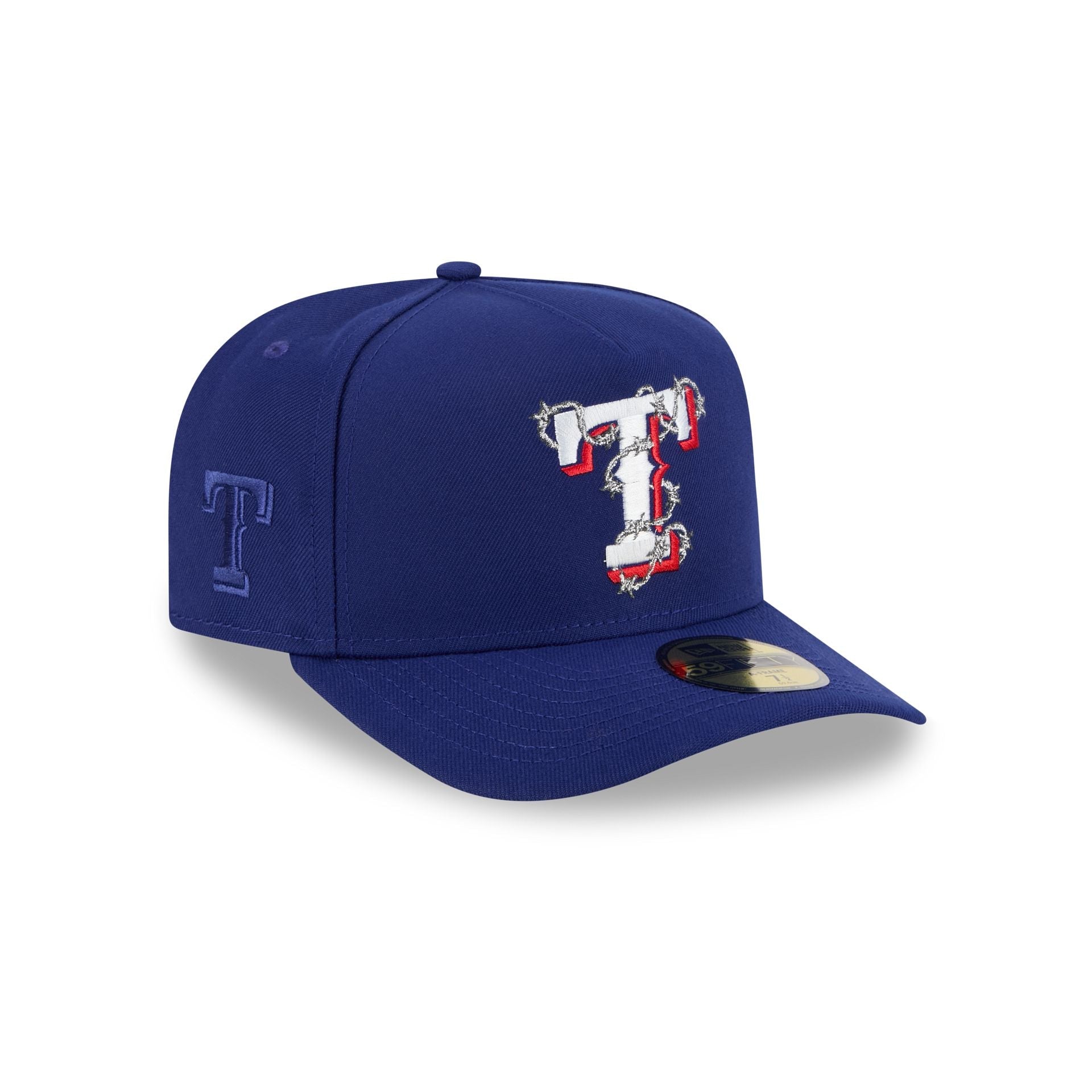 Texas Rangers Barbed Wire 59FIFTY A-Frame Fitted Hat