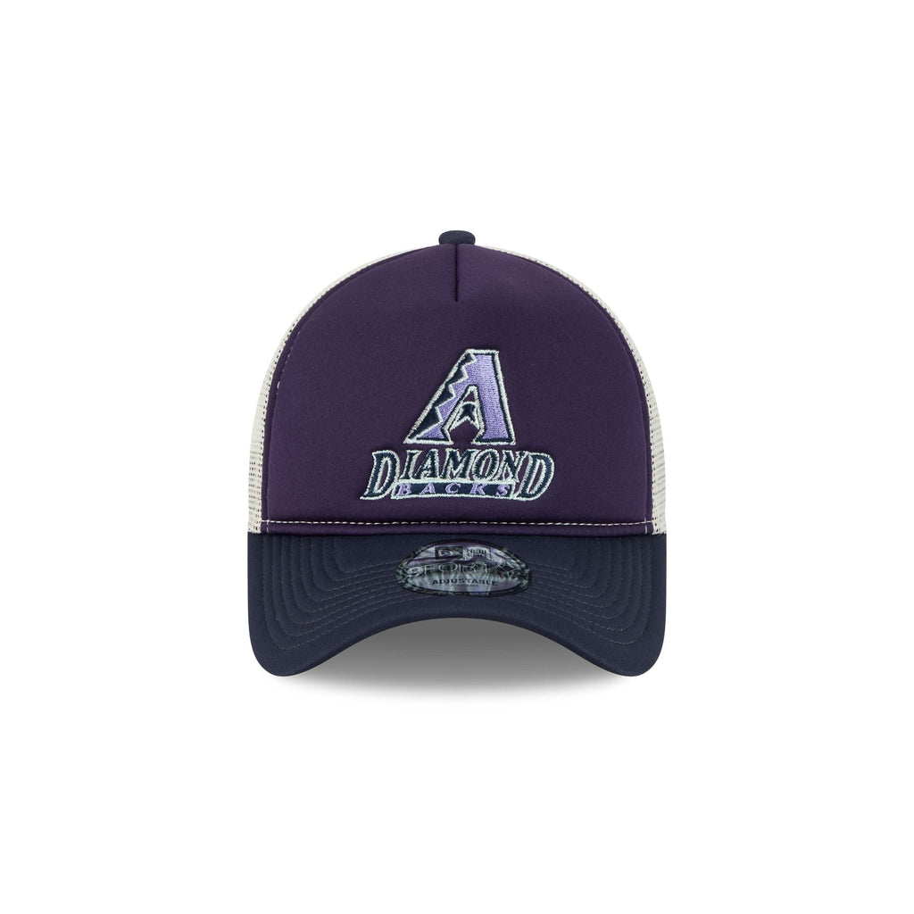Arizona Diamondbacks Navy Purple 9FORTY A-Frame Trucker Hat