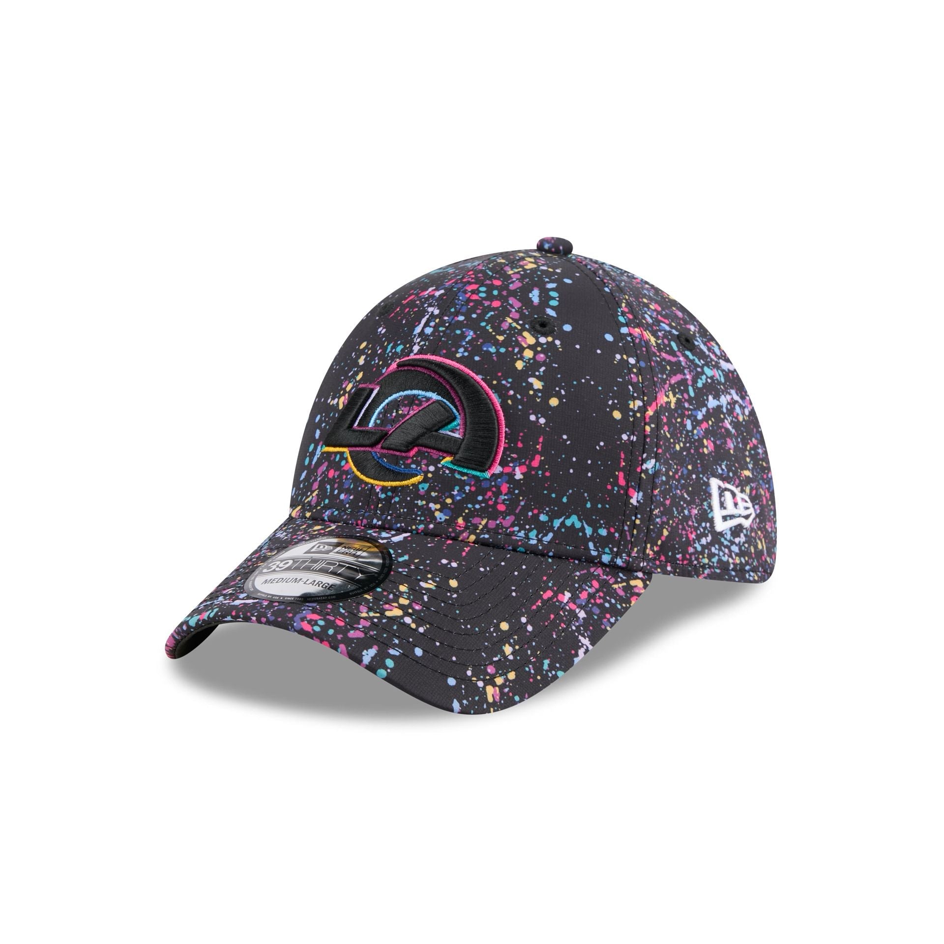 Los Angeles Rams 2025 Crucial Catch 39THIRTY Stretch Fit Hat