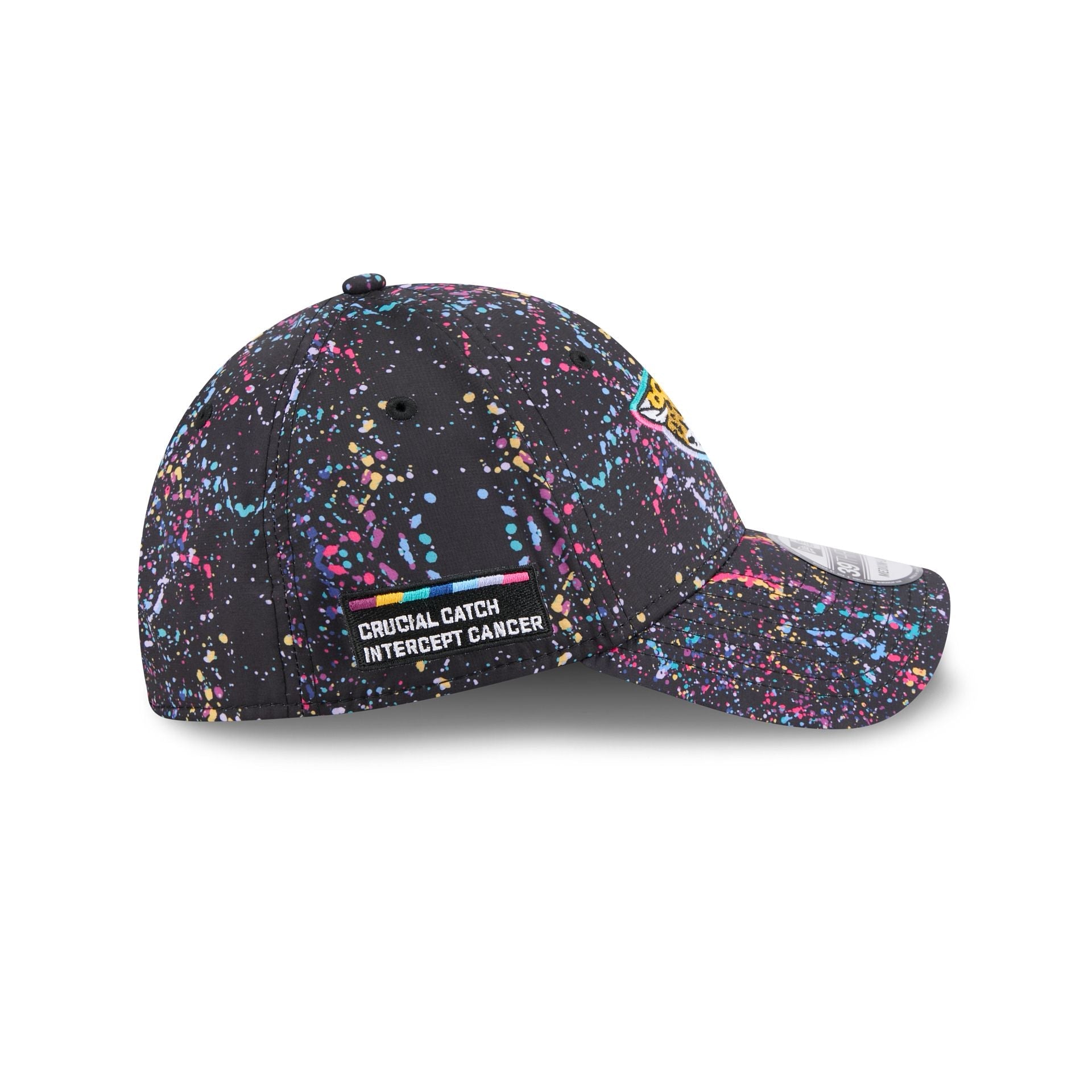 Jacksonville Jaguars 2025 Crucial Catch 39THIRTY Stretch Fit Hat