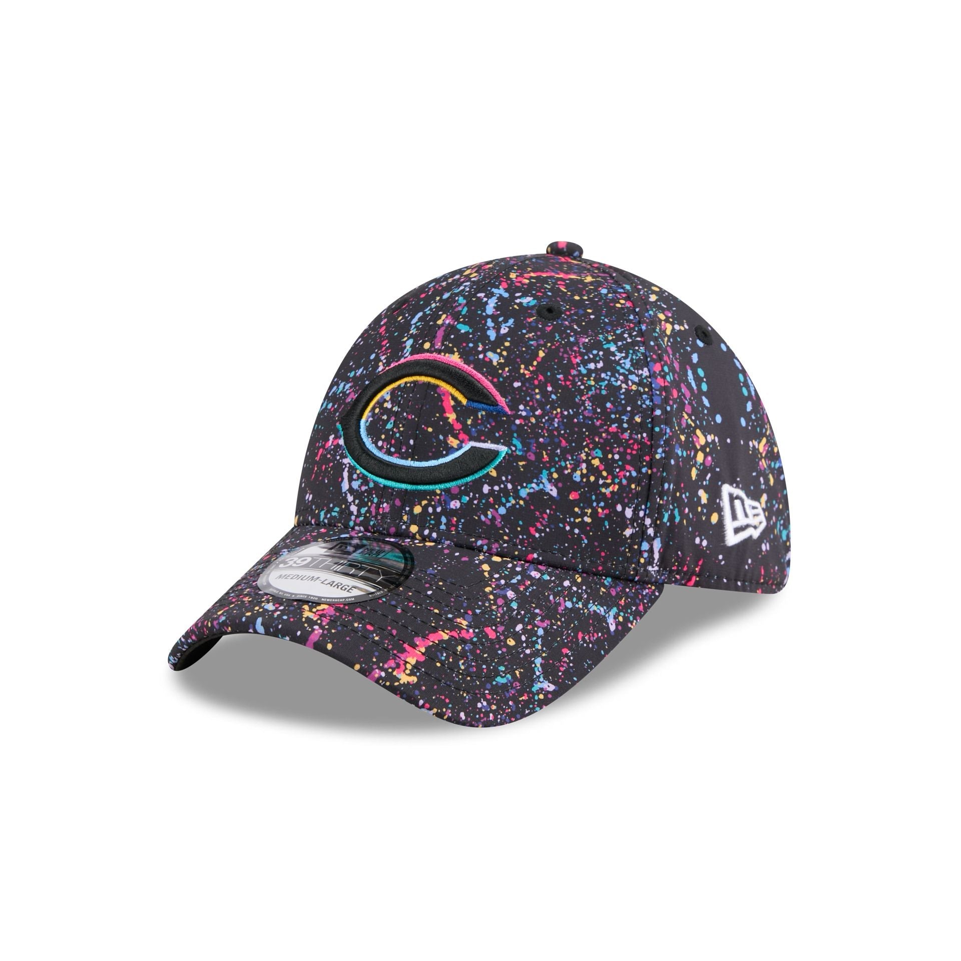 Chicago Bears 2025 Crucial Catch 39THIRTY Stretch Fit Hat