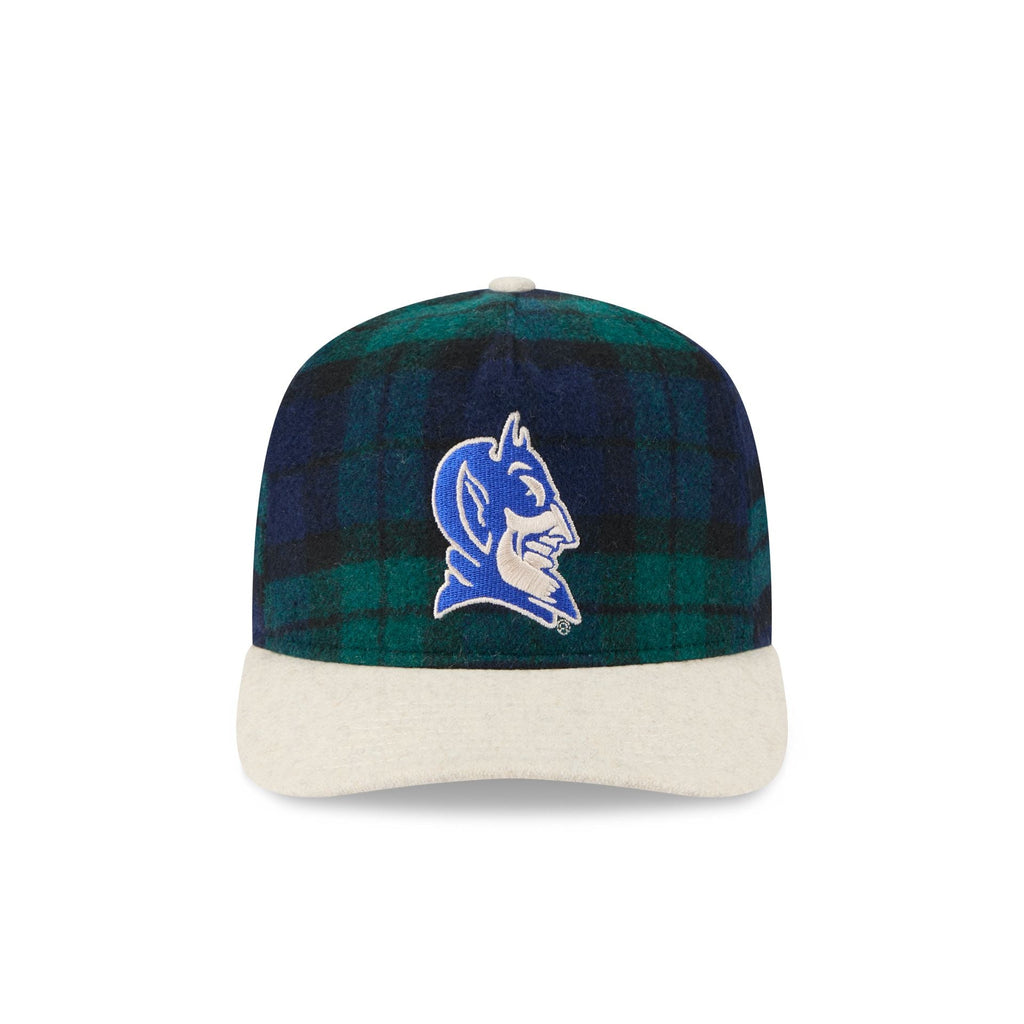 Duke Blue Devils Plaid Letterman 19TWENTY Adjustable Hat