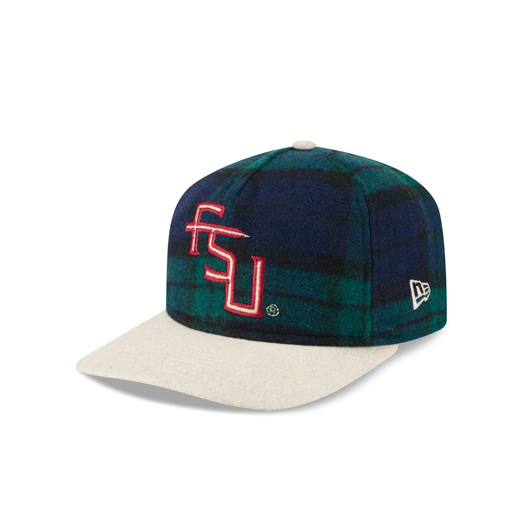 Florida State Seminoles Plaid Letterman 19TWENTY Adjustable Hat