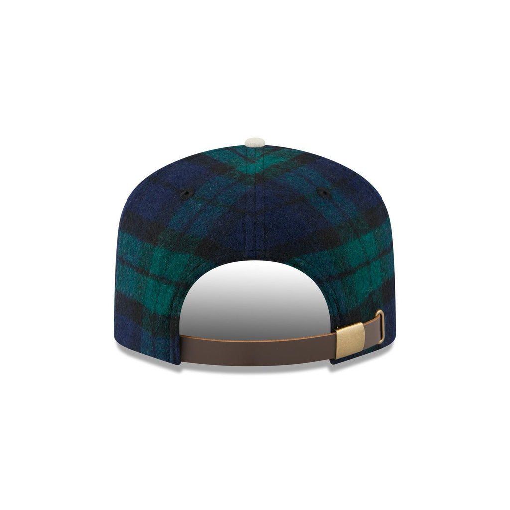 Michigan Wolverines Plaid Letterman 19TWENTY Adjustable Hat