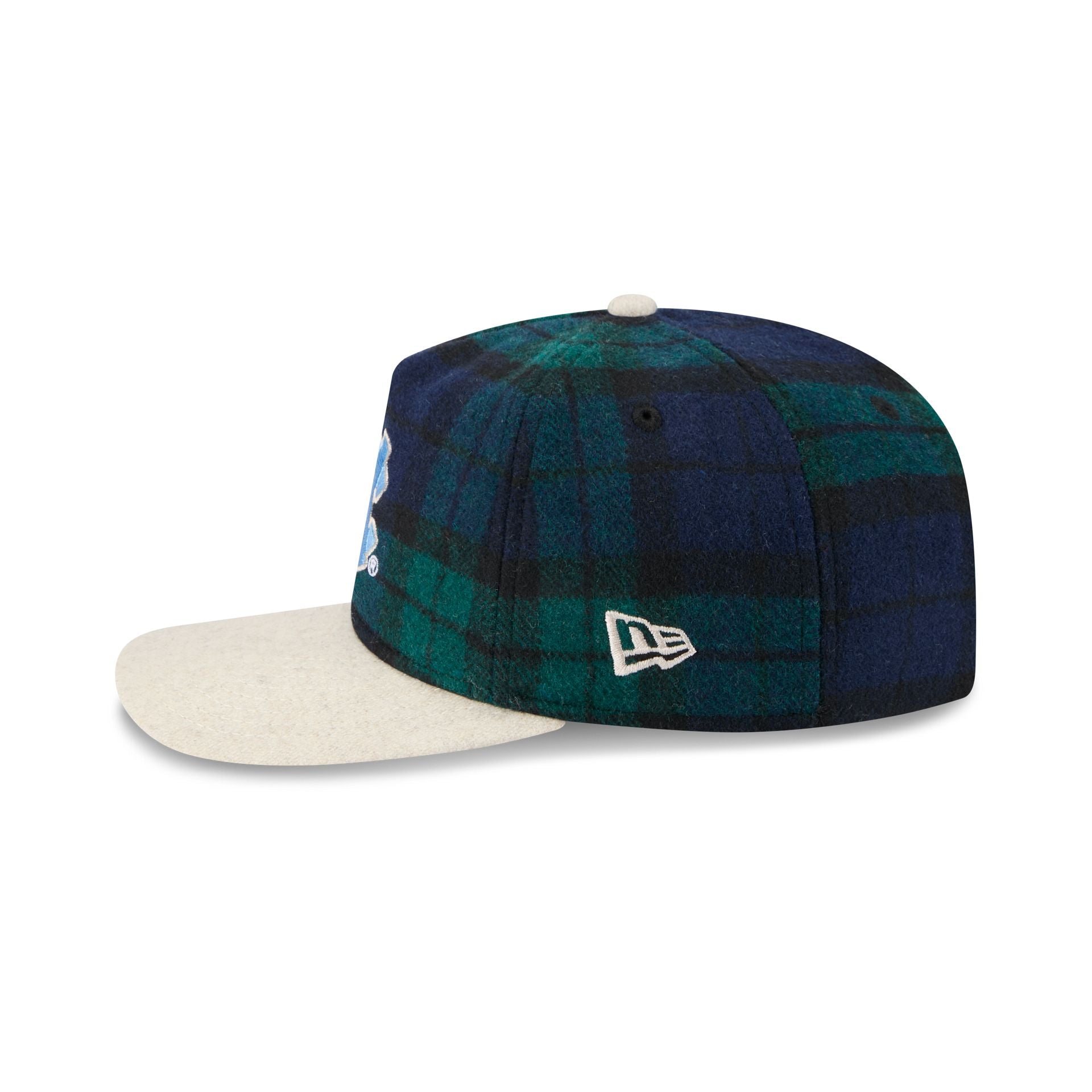 North Carolina Tar Heels Plaid Letterman 19TWENTY Adjustable Hat