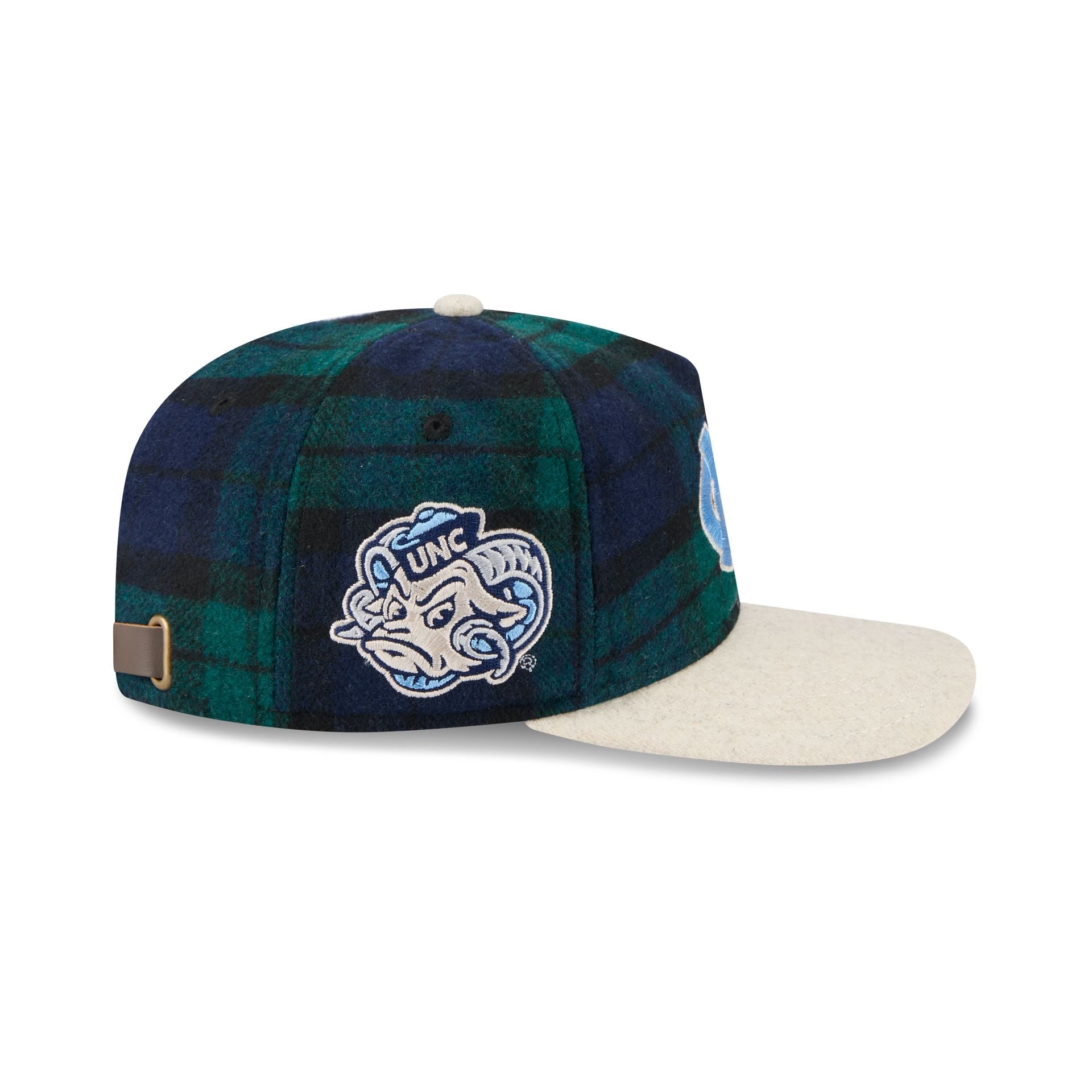 North Carolina Tar Heels Plaid Letterman 19TWENTY Adjustable Hat