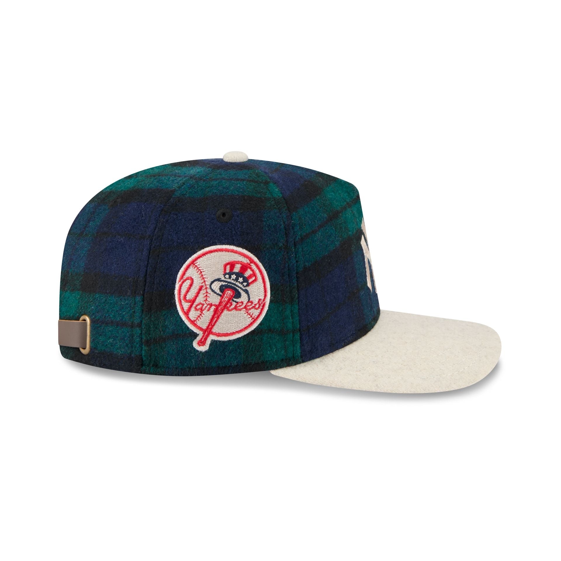 New York Yankees Plaid Letterman 19TWENTY Adjustable Hat
