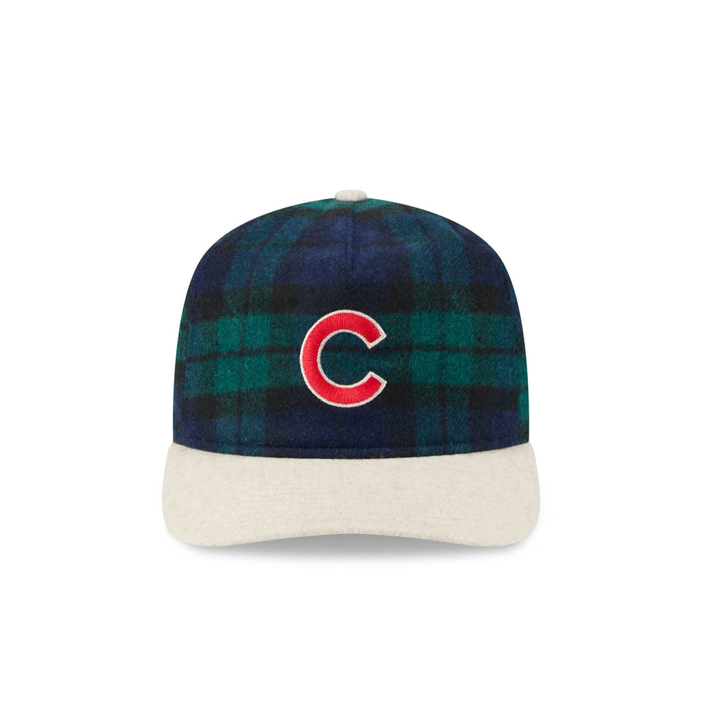 Chicago Cubs Plaid Letterman 19TWENTY Adjustable Hat