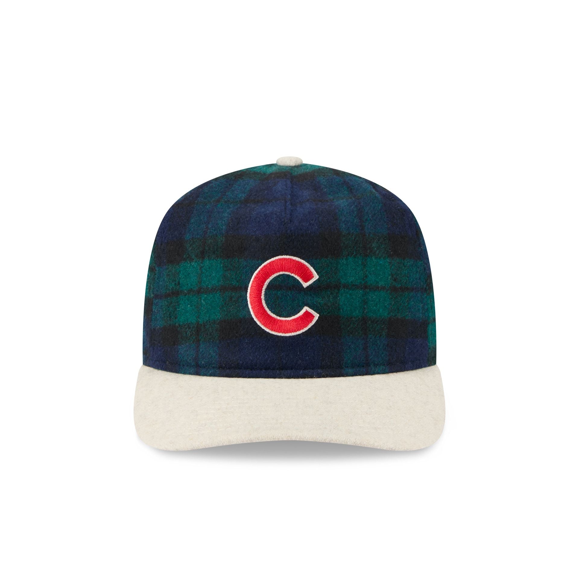 Chicago Cubs Plaid Letterman 19TWENTY Adjustable Hat