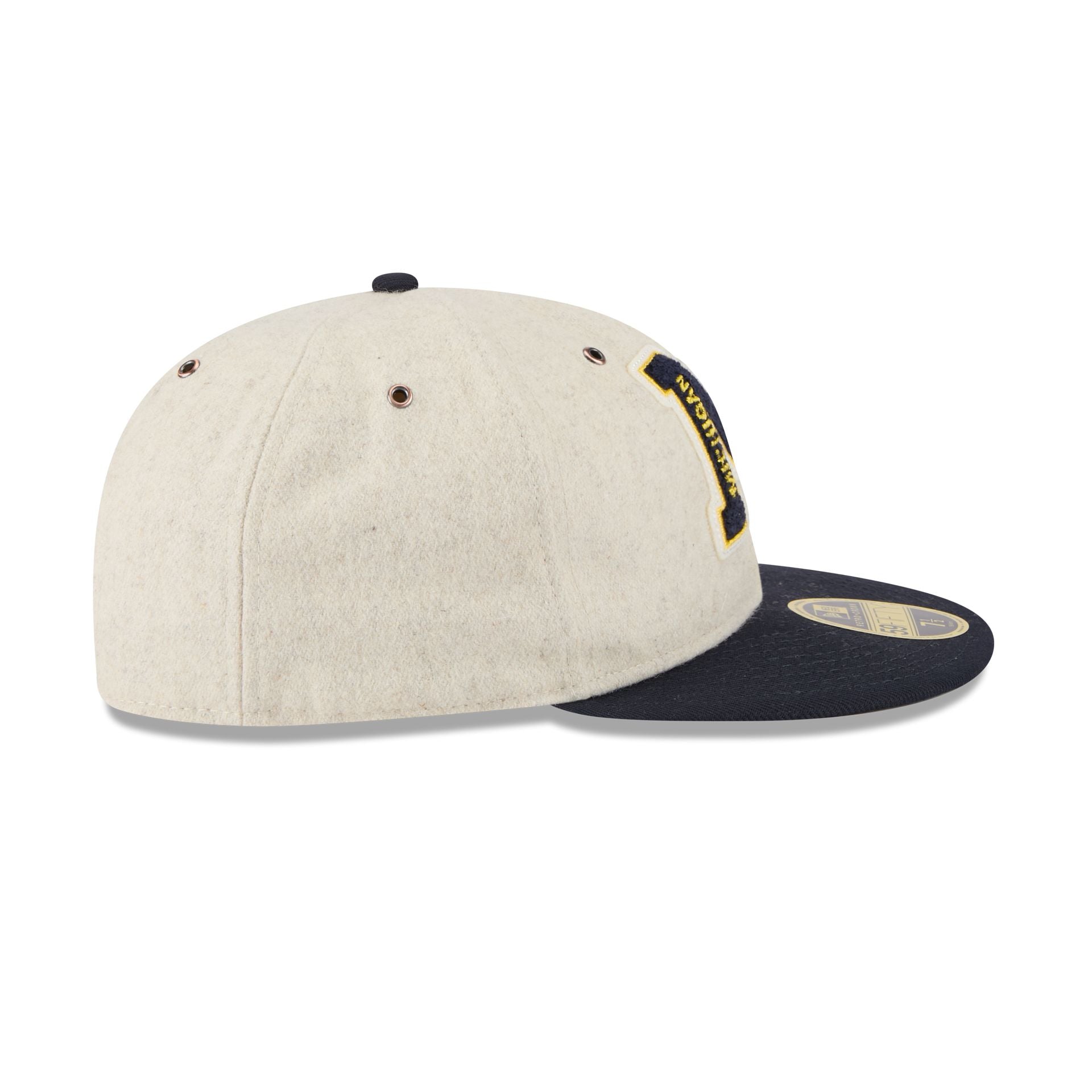 Michigan Wolverines College Vault Wool Letterman Retro Crown 59FIFTY Fitted Hat