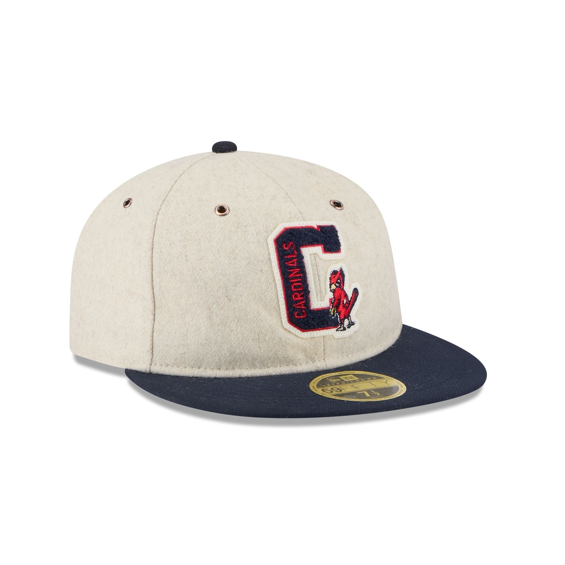 St. Louis Cardinals Wool Letterman Retro Crown 59FIFTY Fitted Hat
