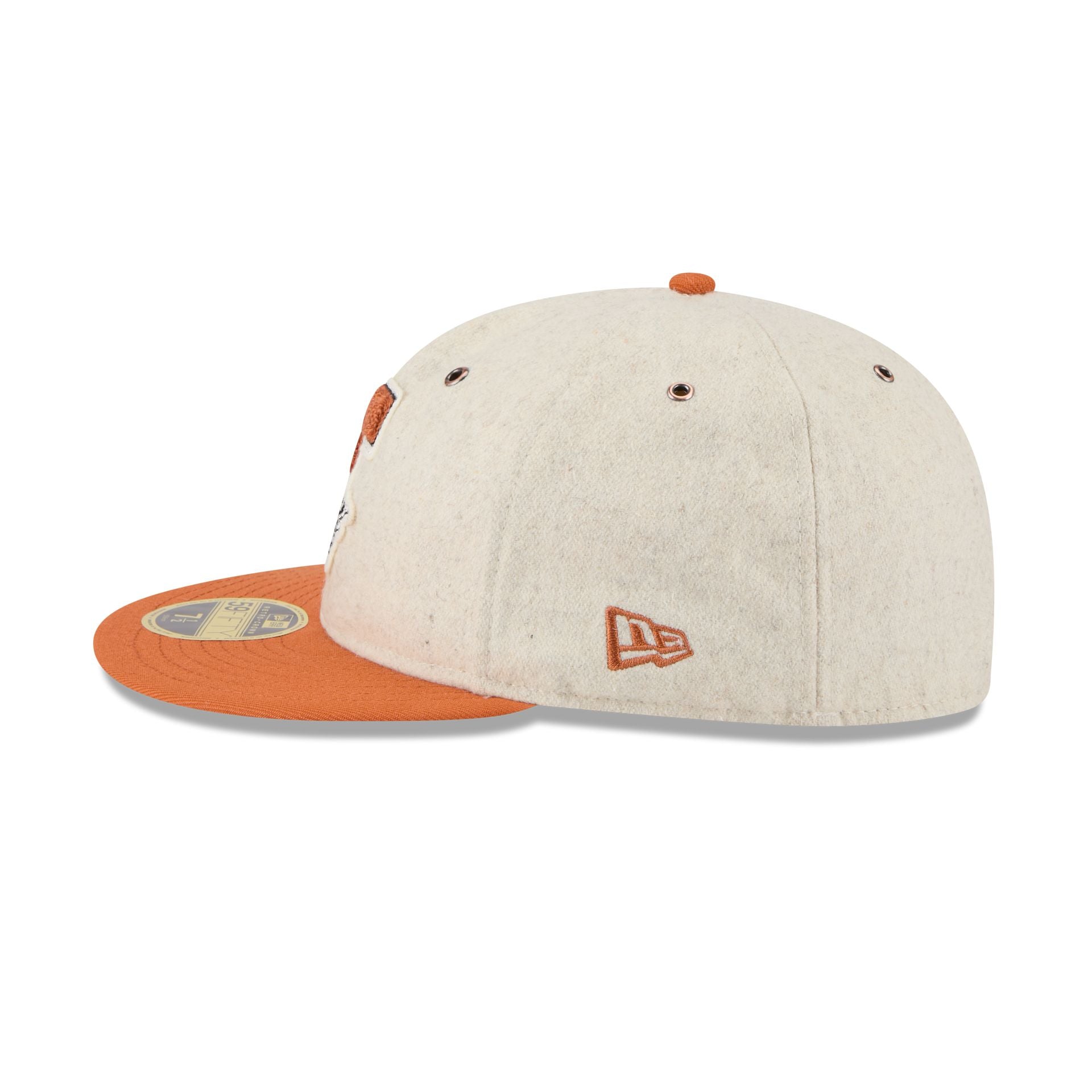 Texas Longhorns College Vault Wool Letterman Retro Crown 59FIFTY Fitted Hat