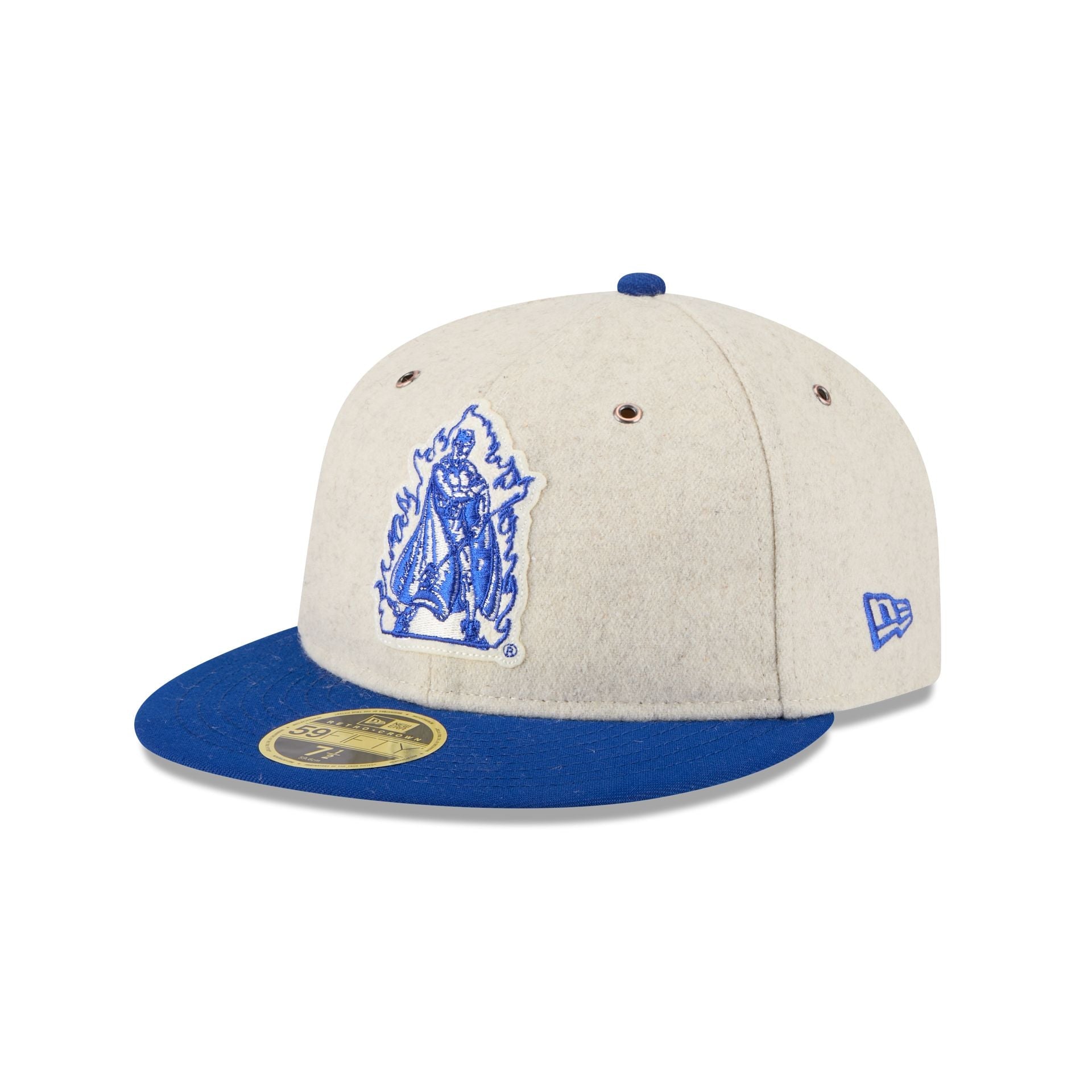 Duke Blue Devils College Vault Wool Letterman Retro Crown 59FIFTY Fitted Hat