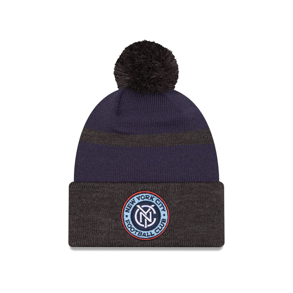 New York City FC 2025 MLS Kickoff Pom Knit Hat