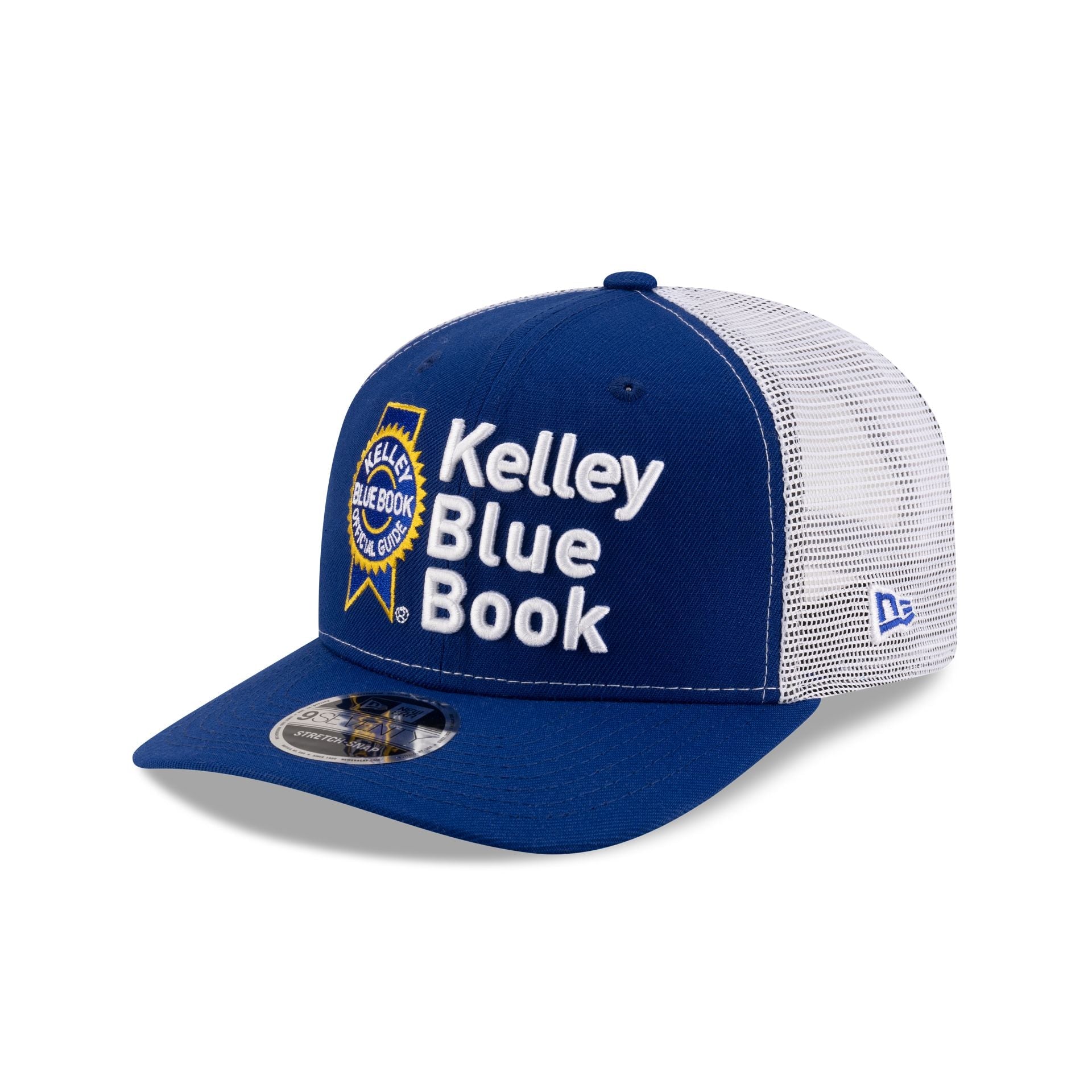 Hendrick Motorsports Chase Elliott Kelly Blue Book Partner 9SEVENTY Stretch-Snap Trucker Hat