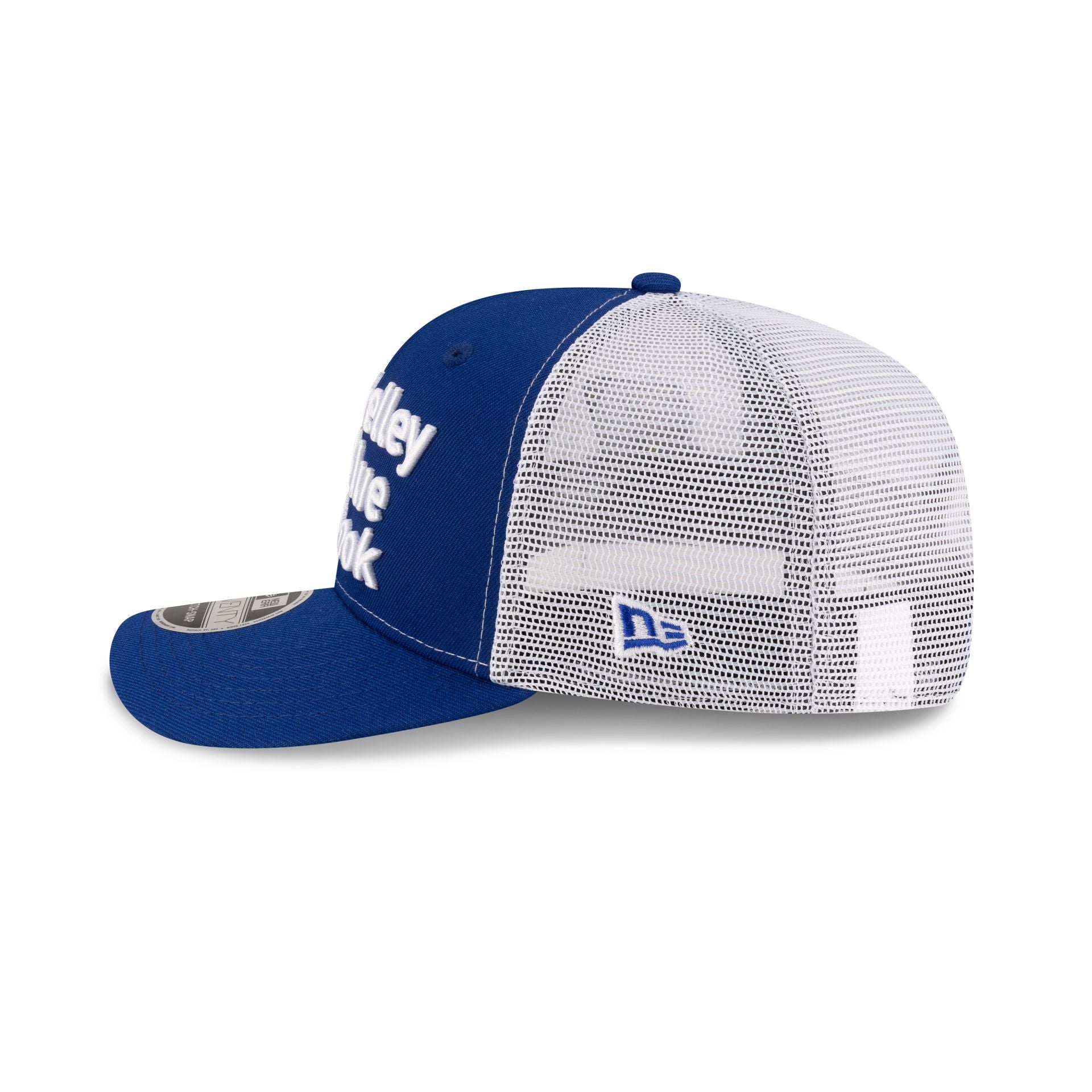 Hendrick Motorsports Chase Elliott Kelly Blue Book Partner 9SEVENTY Stretch-Snap Trucker Hat