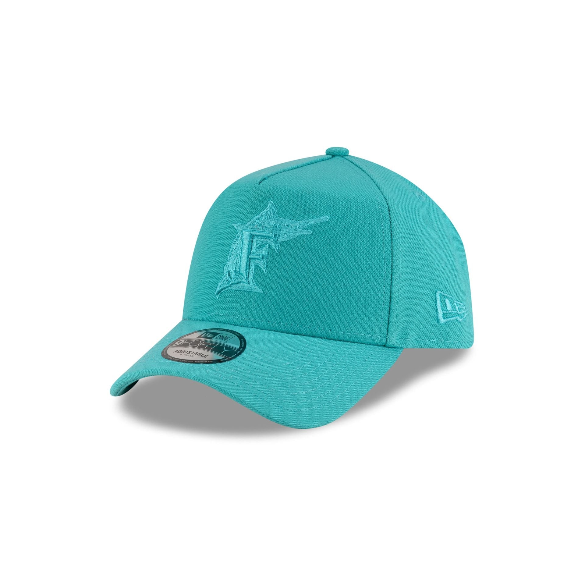 Miami Marlins Teal 9FORTY A-Frame Snapback Hat