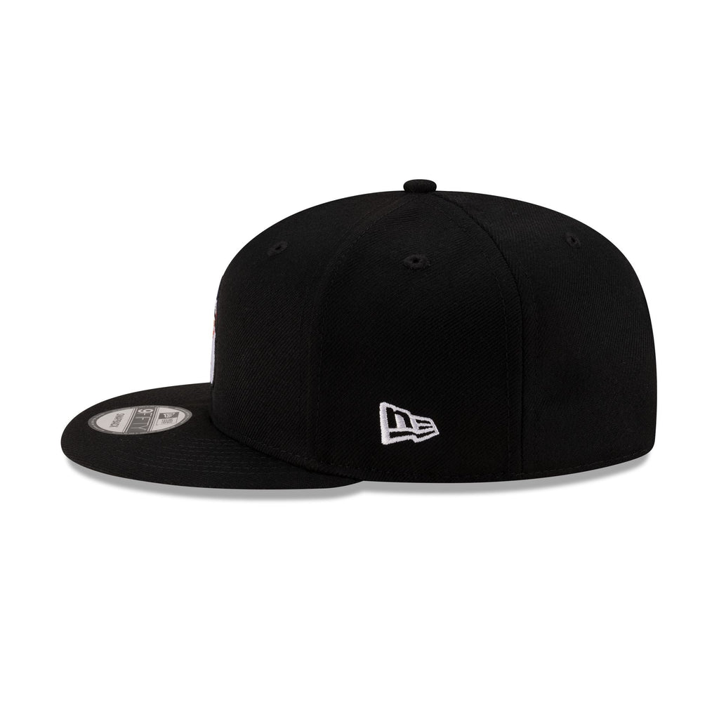 New York Mets Mr. Met Black 9FIFTY Snapback Hat