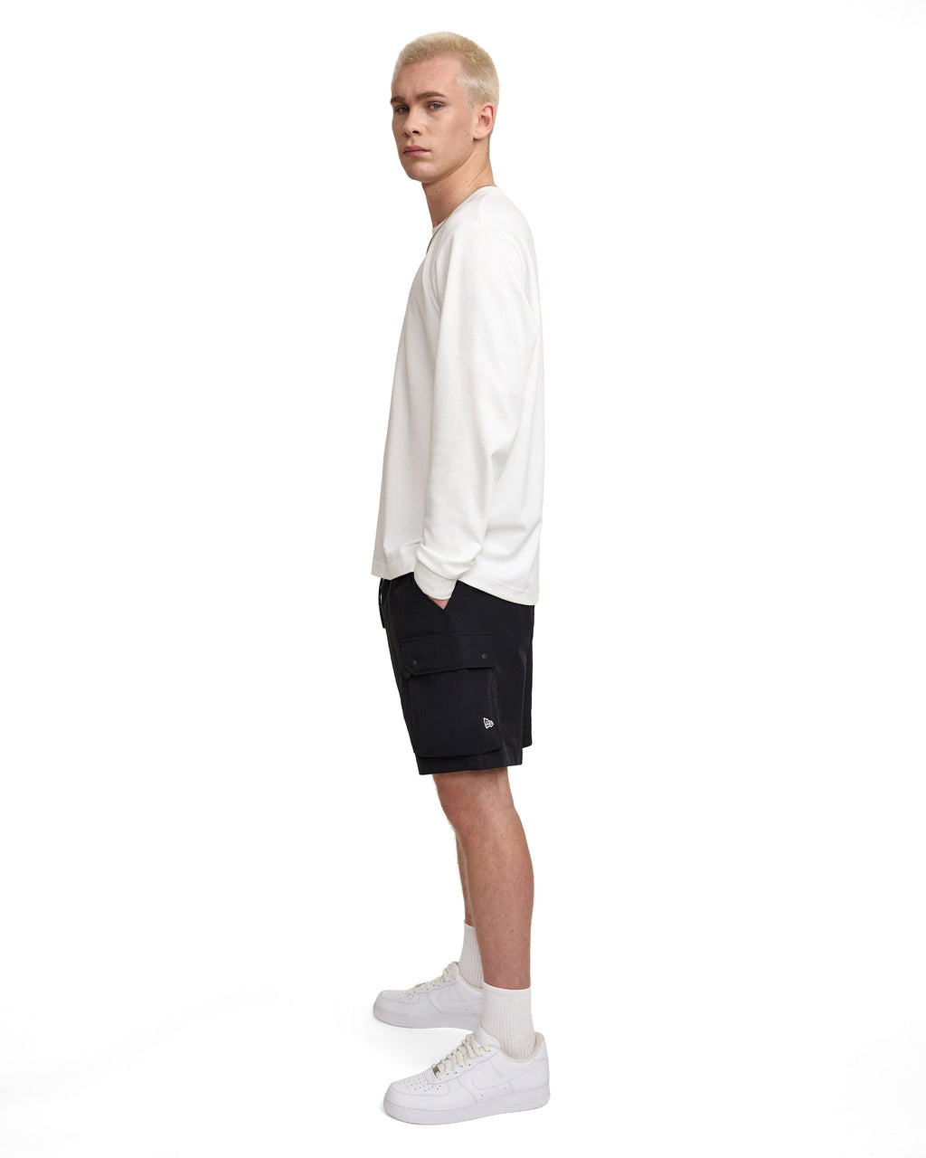 New Era Cap Black Outdoor Shorts
