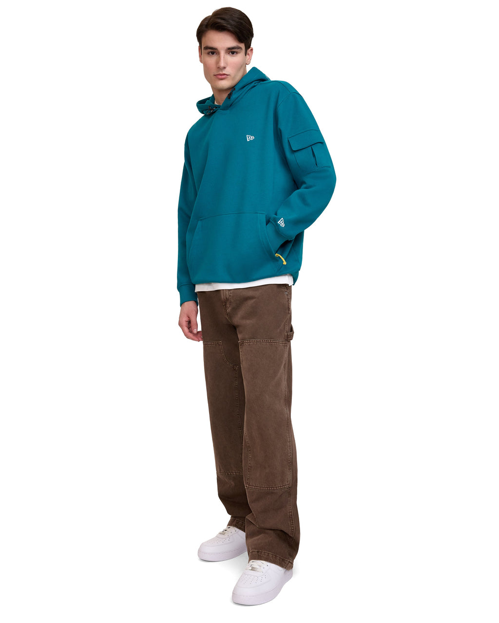 New Era Cap Blue Outdoor Hoodie