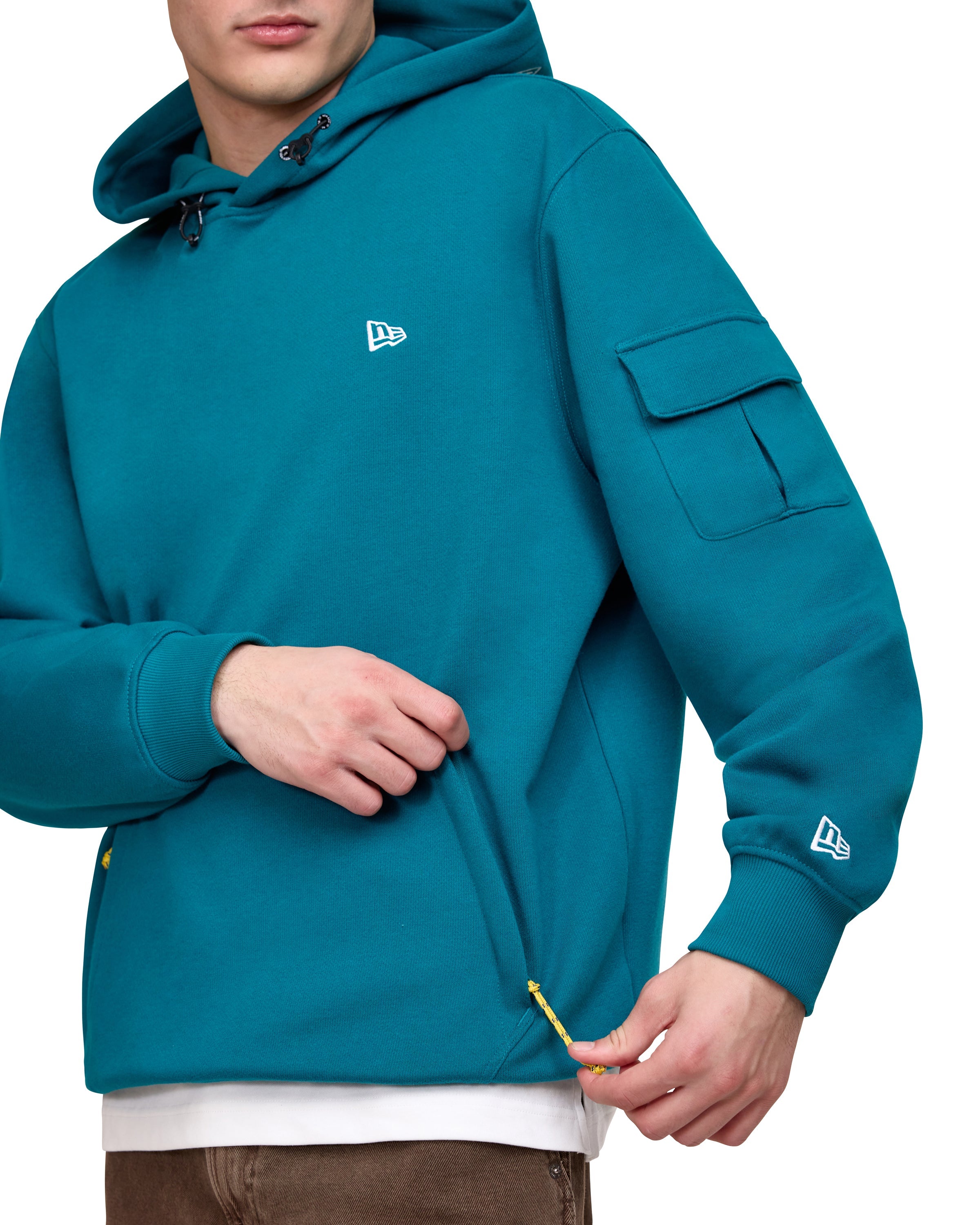 New Era Cap Blue Outdoor Hoodie