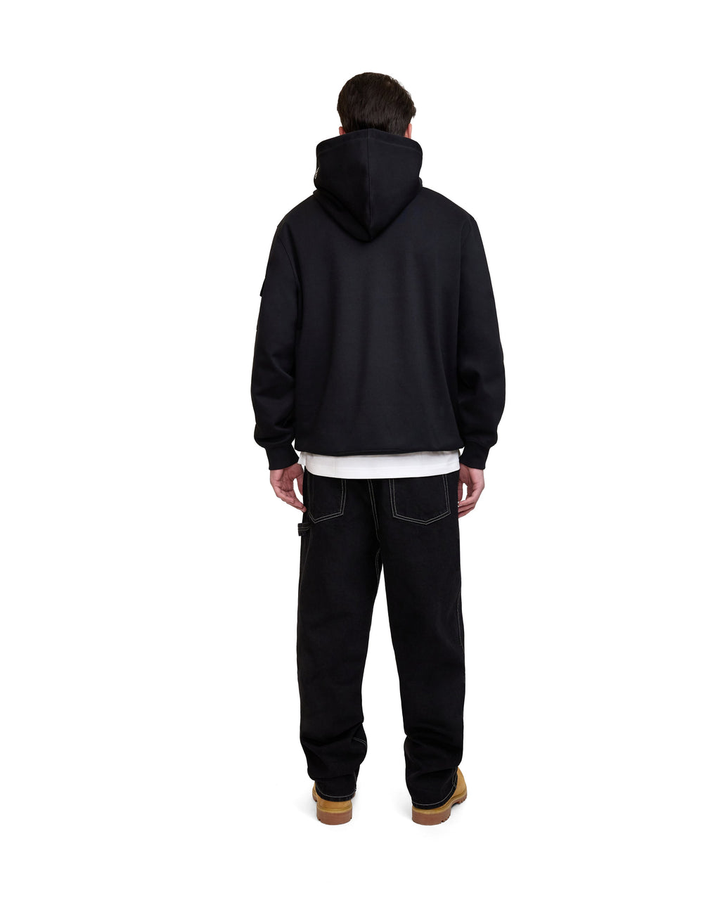New Era Cap Black Outdoor Hoodie