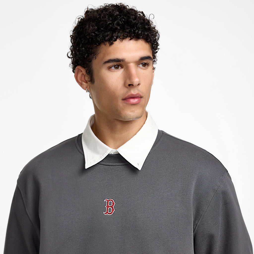 New York Mets Point Logo Puffins Bill Crewneck