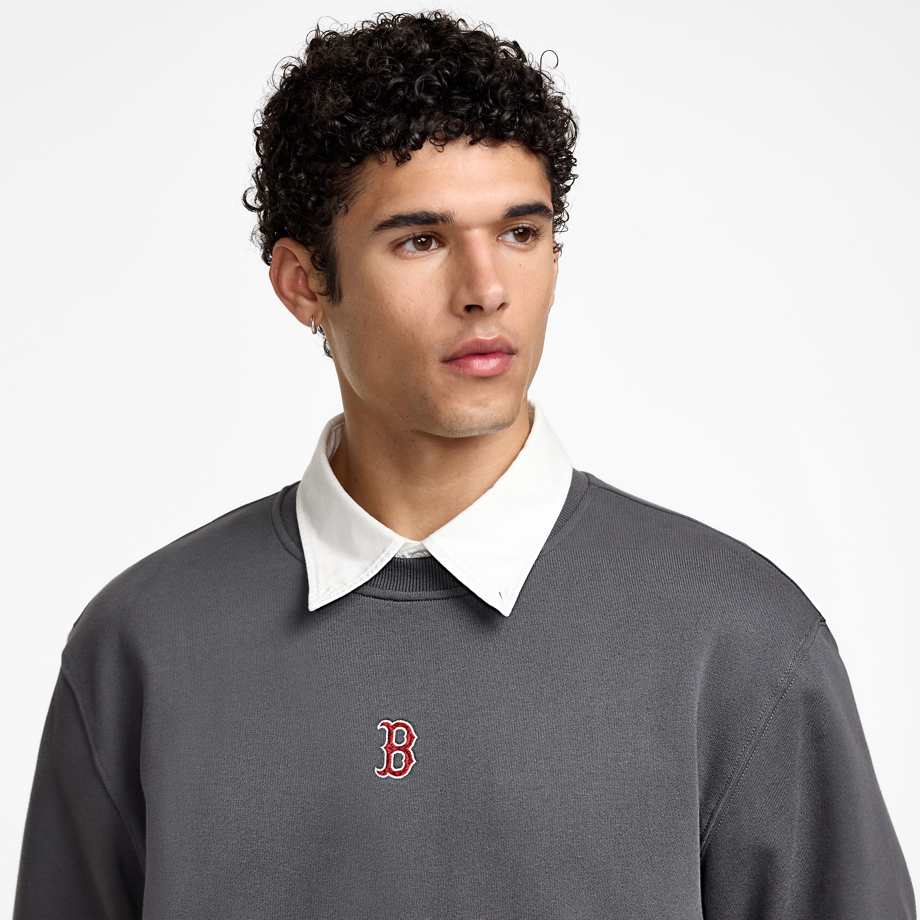 New York Mets Point Logo Puffins Bill Crewneck
