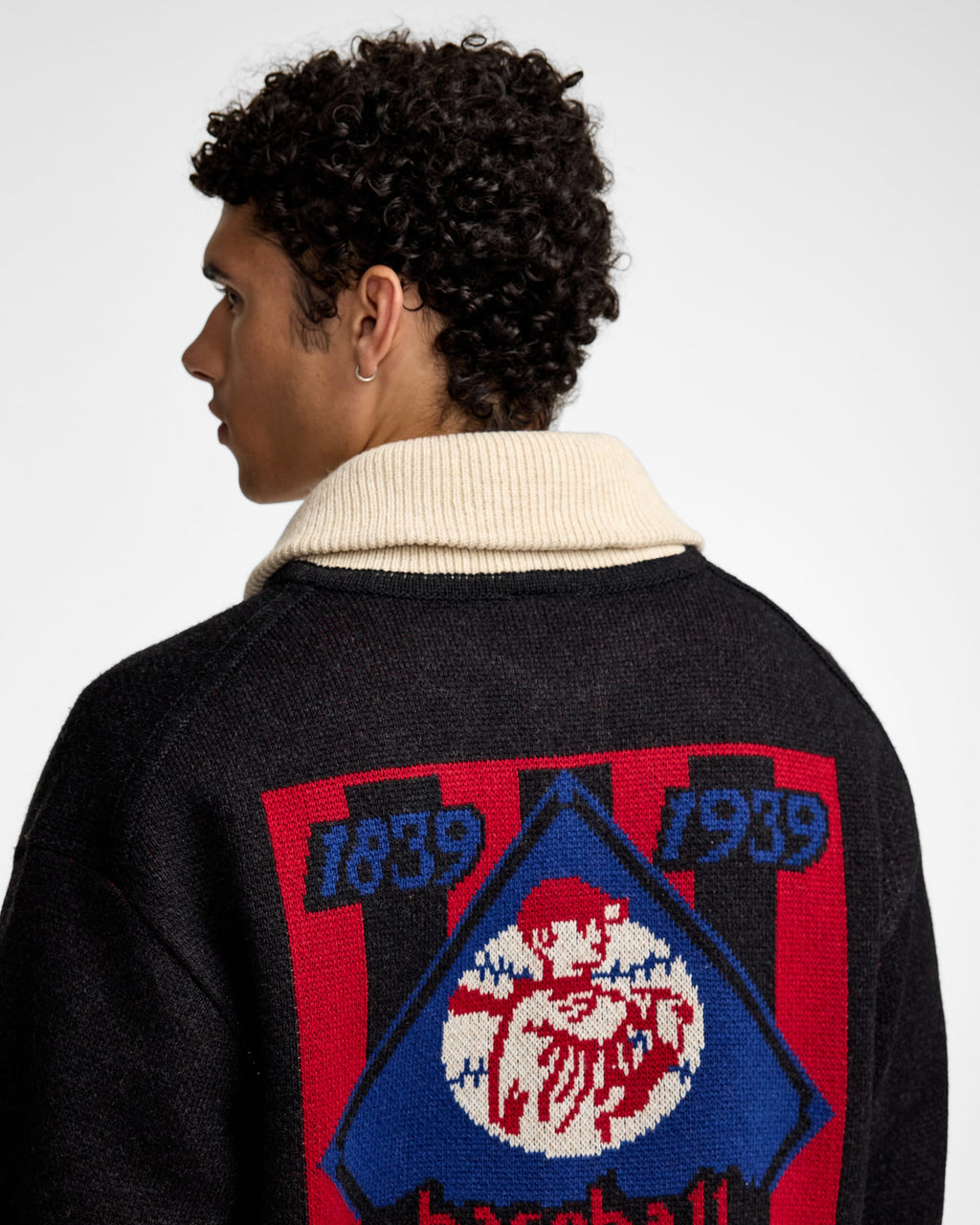 New York Yankees Heather Gray Cowichan Cardigan