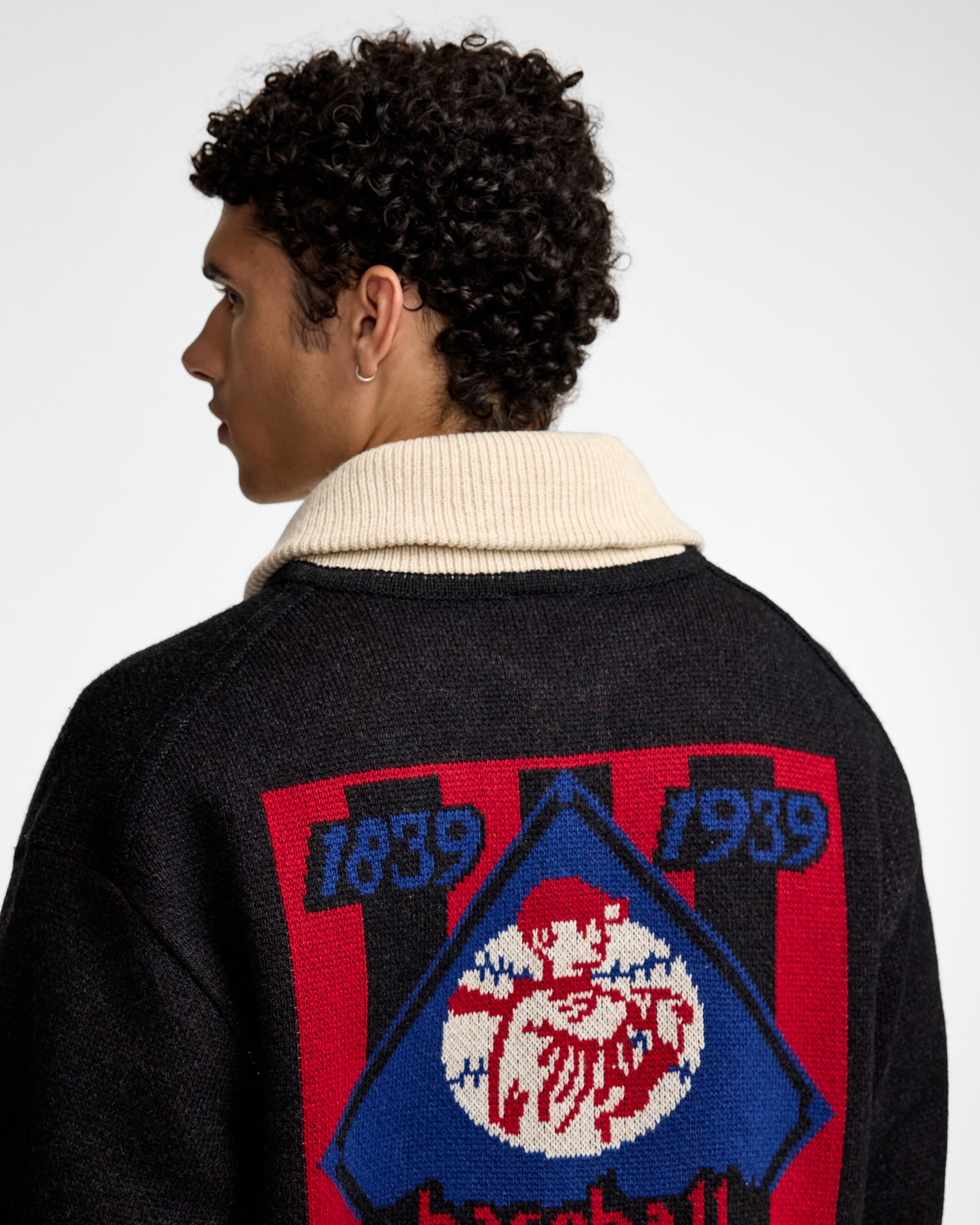 Chicago White Sox Black Cowichan Cardigan